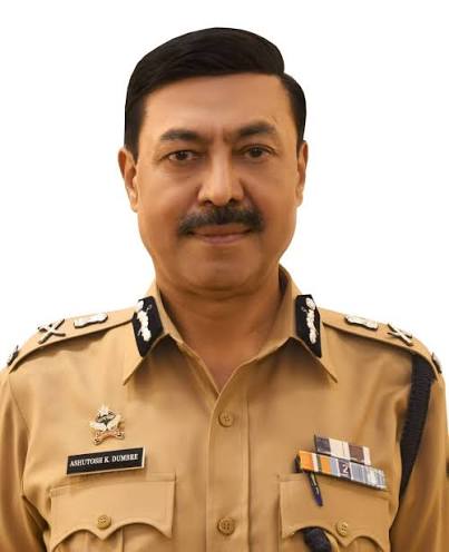 Ashutosh Dumbare, IPS, in Maharashtra Police uniform — official portrait.